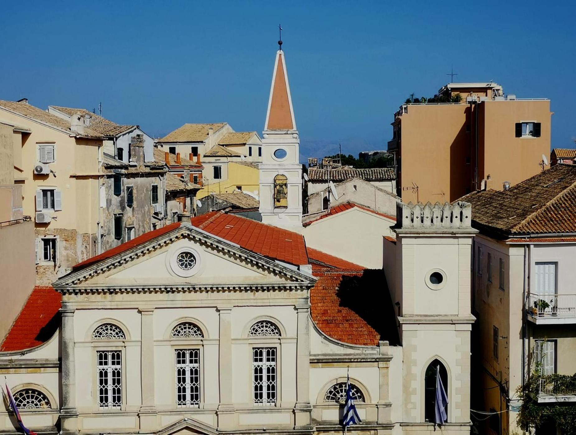 Attic Flat At San Giacomo Square-Corfu Town Apartment Ngoại thất bức ảnh